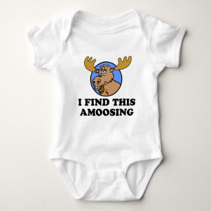 Body Para Bebé Encuentro Este Amovedor Moose Pun