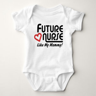 Body Para Bebé Enfermera futura como mi mamá