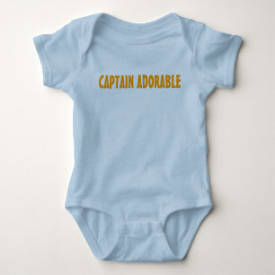 Body Para Bebé Enredadera del bebé de capitán Adorable