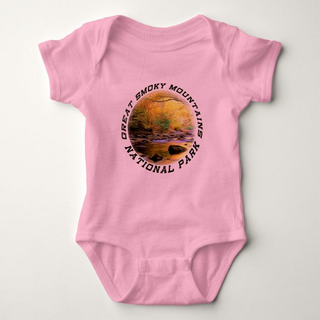 Body Para Bebé Enredadera del bebé de Great Smoky Mountains NP (Anverso)