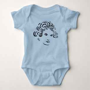 Body Para Bebé Enredadera del niño de Beethoven del bebé -- PK.