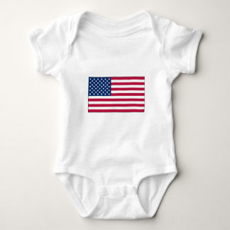 Body Para Bebé Enredadera del niño de la bandera americana