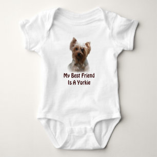 Body Para Bebé Enredadera del niño de Yorkshire Terrier