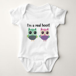 Body Para Bebé Enredadera del niño del búho