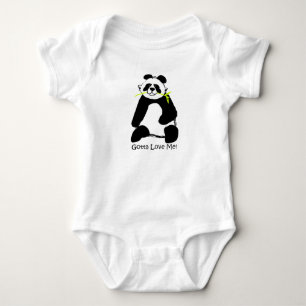 Body Para Bebé Enredadera del niño del oso de panda