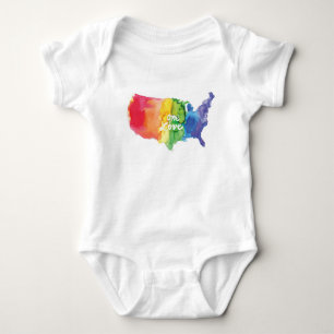 Body Para Bebé Enredadera del orgullo de "un amor" para los bebé