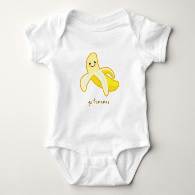 Body Para Bebé Enredadera del plátano (Anverso)