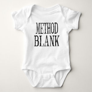 Body Para Bebé Enredadera en blanco del bebé del método