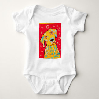 Body Para Bebé Enredadera infantil con diseño curioso del perro
