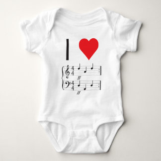 Body Para Bebé ¡Enredadera infantil de la música, amo dada!