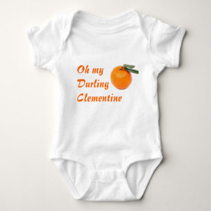 Body Para Bebé enredadera infantil del onsie de la clementina