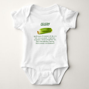 Body Para Bebé Enredadera infantil del onsie del apio