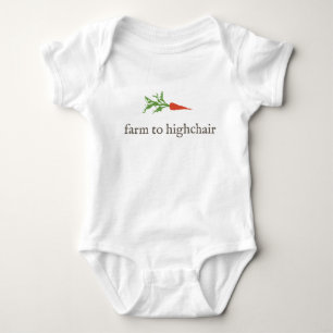 Body Para Bebé Enredadera infantil (texto marrón)