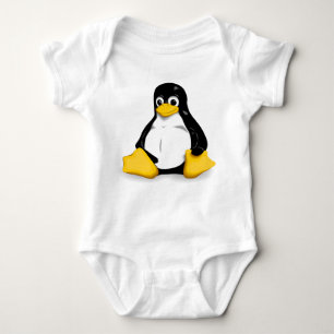Body Para Bebé Enredadera orgánica del bebé de Linux Tux