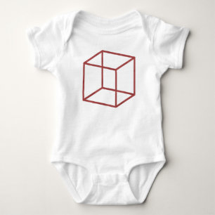 Body Para Bebé Enredadera roja del niño del cubo