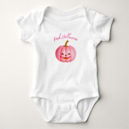 Body Para Bebé Enterito de Halloween rosa