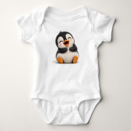 Body Para Bebé Enterito de pingüino bebé lindo feliz riendo