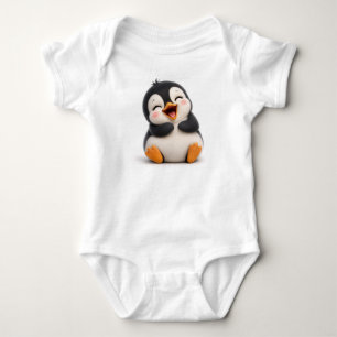 Body Para Bebé Enterito de pingüino bebé lindo feliz riendo