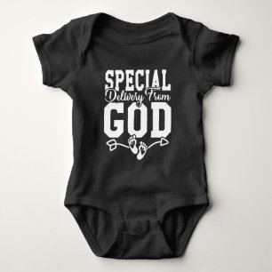Body Para Bebé Entrega especial arte palabra Dios unisex