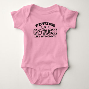 Body Para Bebé Entrenador Futuro Como Mi Mamá Bebé Camiseta
