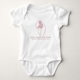 Body Para Bebé Entrenadora de Parto con Nombre Personalizado & En