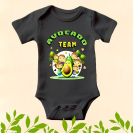 Body Para Bebé Equipo de aguacate