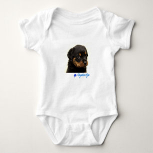 Body Para Bebé Equipo de bebé Rottweiler Puppy T-Shirt Rottweiler