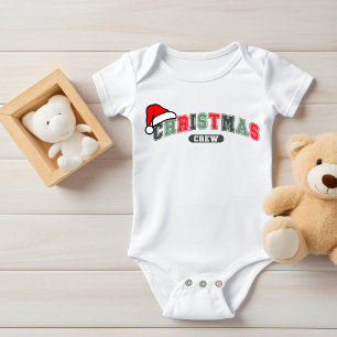 Body Para Bebé Equipo de Navidad Familia a Juego