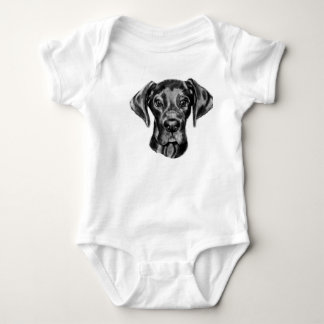 Body Para Bebé Equipo del bebé de great dane