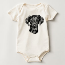 Body Para Bebé Equipo del bebé de great dane