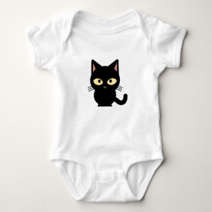Body Para Bebé Equipo del gato negro para los niños