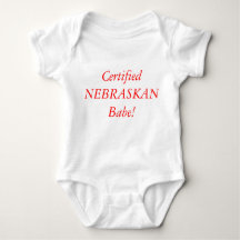 Equipo Onsie del bebé de Nebraska