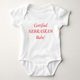 Body Para Bebé Equipo Onsie del bebé de Nebraska