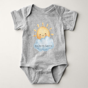 Body Para Bebé Eres Mi Sol Feliz Nube Del Sol