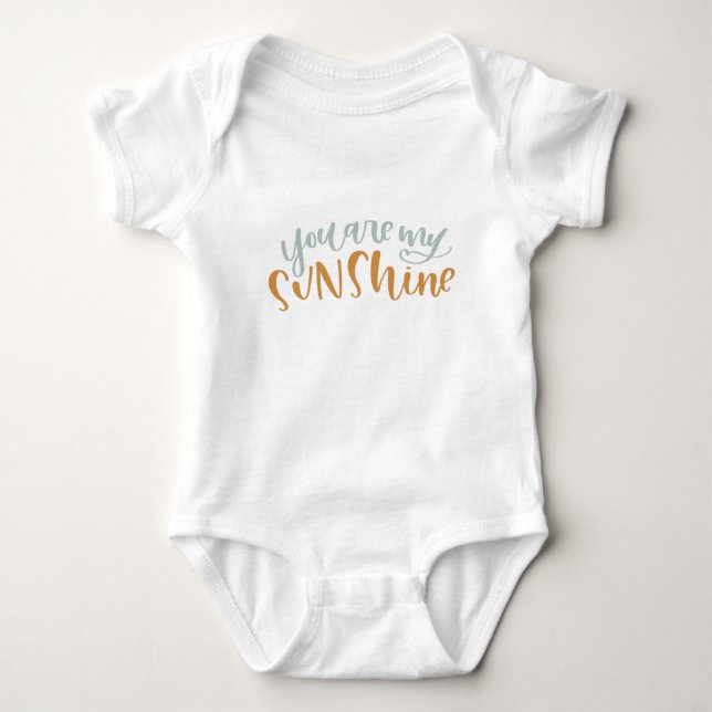Body Para Bebé Eres Mi Sunshine Baby Set (Anverso)