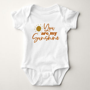 Body Para Bebé Eres mi traje de bebé Sunshine