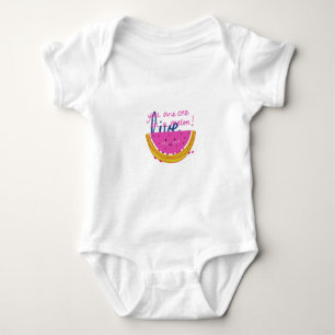 Body Para Bebé "Eres uno en un melón" Camiseta divertida con jueg