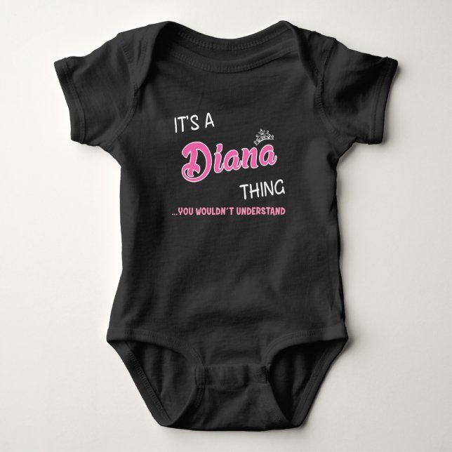 Body Para Bebé Es algo de Diana que no entenderías. (Anverso)
