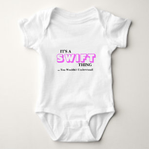 Body Para Bebé Es algo SWIFT... ¡No lo entenderías!