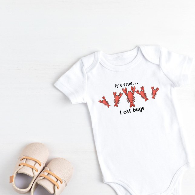 Body Para Bebé Es cierto que como bichos (It's true I eat bugs Baby Bodysuit)