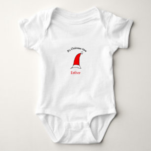 Body Para Bebé Es hora de que los Navidades digan simple gorra