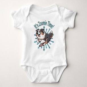 Body Para Bebé Es hora de Zoomie Australian Shepherd