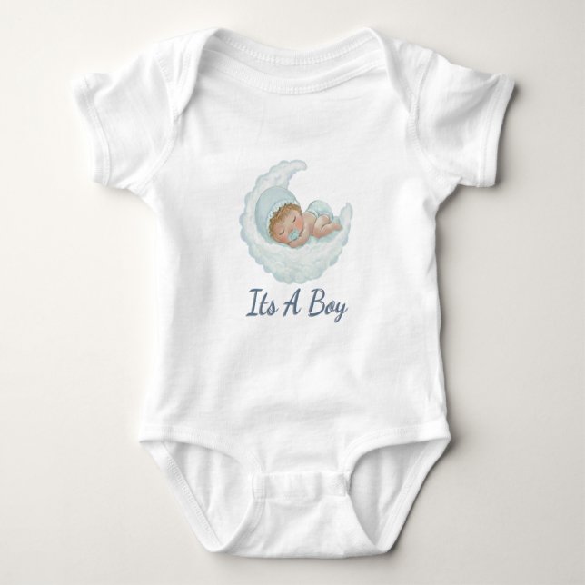 Body Para Bebé Es un niño  (Anverso)
