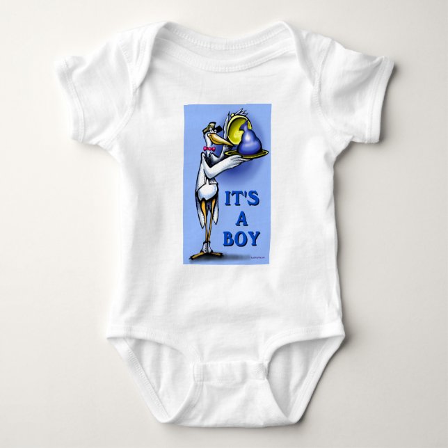 Body Para Bebé Es un niño (Anverso)