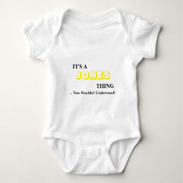 Body Para Bebé ¡Es una cosa de JONES! No entenderías