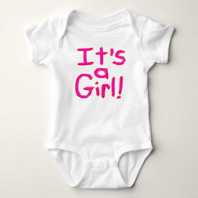 Body Para Bebé ¡Es una niña! (Anverso)