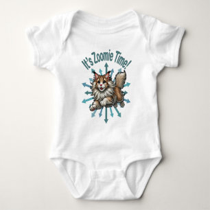 Body Para Bebé Es Zoomie Time Maine Coon Cat