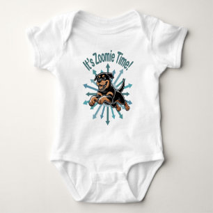 Body Para Bebé Es Zoomie Time Rottweiler