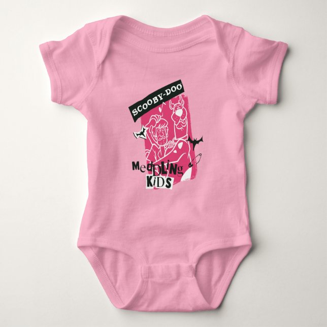 Body Para Bebé Esbozo de Punk para niños con mezcolanza y escopet (Anverso)