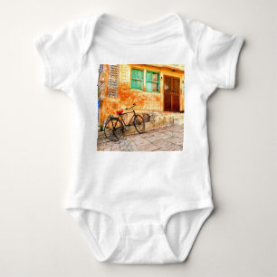 Body Para Bebé Escena de la calle Rajasthan: al estilo indio